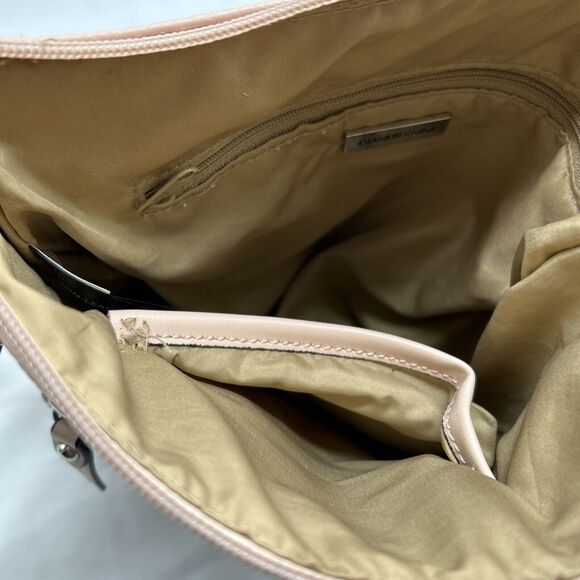 Giani Bernini Pebbled Faux Leather Crossbody Pink Bag Silver Hardware‎ - Picture 11 of 16